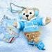 Disney Other | Duffy Skate Plush Keychain Tokyo Disney Japan Bear Winter Rare Authentic Rare | Color: Blue/Cream | Size: Os