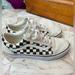 Vans Shoes | Cream Checkered Vans Woman’s Size 9.5 | Color: Cream/White | Size: 9.5