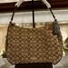 Coach Bags | Coach Sig Jacquard Hobo Khaki/Brown F29959 Handbag Purse & Wallet F53538 | Color: Brown/Tan | Size: Os