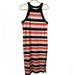 Michael Kors Dresses | Michael Kors Cotton Halter Summer Dress S/M Bnwt | Color: Black/Orange | Size: See Desc