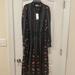 Tory Burch Dresses | New Tory Burch Printed Long Sleeve Dress | Color: Black/Red | Size: 2