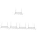 Uonlytech 5pcs Air Conditioner Windshield Air Fittings Window Ac Units for Homes Air Deflector Air Conditioner Vent Deflector Air Conditioner Deflector Vent Deflectors Vent Cover White