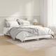vidaXL Bed Frame High Gloss White 140x190 cm Engineered Wood
