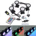 Spot lumineux submergé à 36LED RGB imperméable spot lumineux submergé idéal pour une piscine un