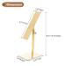 Shoe Display Stand 2 Pack Adjustable Height Shoe Risers Metal Holder - Gold