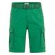 camel active Herren Cargo-Shorts Bermuda mit Bandgürtel Grün menswear-38IN