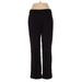 Gerard Darel Dress Pants - Mid/Reg Rise Straight Leg Boyfriend: Black Bottoms - Women's Size 4