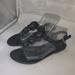 Coach Shoes | 3/$30 Sale - Coach Haylee Black Jelly T Strap Sandal. Sz 8 | Color: Black | Size: 8