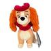 Disney Toys | Disney Store Lady And The Tramp Lady Holiday Plush | Color: Brown/Red | Size: 7”