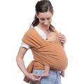 Boba Baby Sling Wrap Newborn - Original Baby Sling Carrier for Newborns and Infants up to 35lbs - Hands-Free Baby Wrap Carrier - Stretchy Baby Wrap Sling & Newborn Sling (Fox)