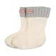 Hunter Recycled Mini Cable Boot Socks – Short - Hunter White / Pale Grey