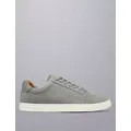 Charles Tyrwhitt Mens Suede Lace Up Trainers - 7 - Grey, Grey