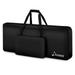 Donner 61 Key Keyboard Case Electric Keyboard Bag Piano Gig Bag 40 x16 x6 Waterproof 600D Nylon Oxford Black 10MM foam padding