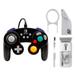 PowerA - GameCube Style Wired Controller for Nintendo Switch - Wired: Black With Cleaning Electric kit Bolt Axtion Bundle Used