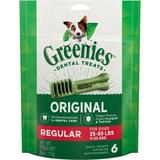 Greenies Regular Dental Dog Treats [Dog Treats Packaged] 6 count