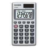 Casio HS-8VA Handheld Calculator 8-Digit LCD Silver