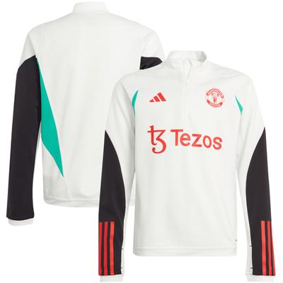 Manchester United Trainingsoberteil – Weiß Image