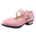 ZRBYWB Girl Shoes Small Leather Shoes Single Shoes Children Dance Shoes Girls Performance Shoes Kid Shoes