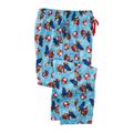 Men's Big & Tall Licensed Novelty Pajama Pants by KingSize in Mario Tie Dye Toss (Size 3XL) Pajama Bottoms