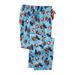 Men's Big & Tall Licensed Novelty Pajama Pants by KingSize in Mario Tie Dye Toss (Size XL) Pajama Bottoms