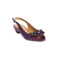 Wide Width Women's The Rider Slingback by Comfortview in Eggplant (Size 12 W)