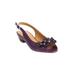 Extra Wide Width Women's The Rider Slingback by Comfortview in Eggplant (Size 7 1/2 WW)