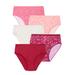 Plus Size Women's Hi-Cut Cotton Brief 5-Pack by Comfort Choice in Star Night Pack (Size 13)