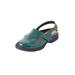 Extra Wide Width Women's The Mariam Sling by Comfortview in Emerald Green (Size 9 1/2 WW)