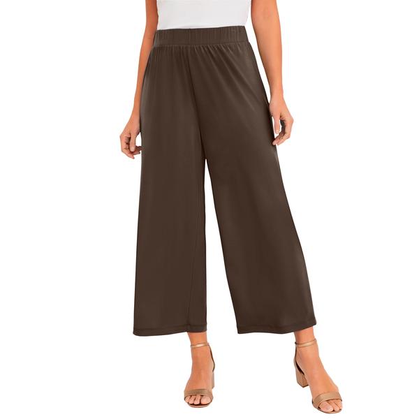 plus-size-womens-knit-wide-leg-crop-pant-by-the-london-collection-in-chocolate--size-18--pants/