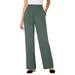 Plus Size Women's Pull-On Elastic Waist Soft Pants by Woman Within in Pine (Size 22 W)