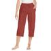 Plus Size Women's Boardwalk Capri by Woman Within in Red Ochre (Size 16 W)