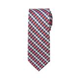 Men's Big & Tall KS Signature Extra Long Check Tie by KS Signature in White Check Necktie