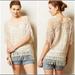 Anthropologie Tops | Anthropologie Top "Angel Of The North" Boho Crochet Top Xs-Small | Color: Cream | Size: Xs-S