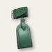 Louis Vuitton Accessories | Louis Vuitton Green Leather Luggage Tag Set | Color: Green | Size: Os