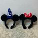 Disney Accessories | Disney Minnie Mouse & Park Exclusive Headbands | Color: Black/Red | Size: Osg