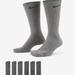 Nike Underwear & Socks | Nike Training Crew Socks (6 Pairs) Nike Everyday Cushioned | Color: Black/Gray | Size: Various