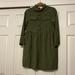 Zara Dresses | Girls Olive Green Dress | Color: Green | Size: 13-14y