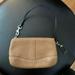 Coach Bags | Coach Wristlet - Light Brown Leather With Dark Brown Handle. | Color: Brown/Tan | Size: Os