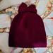 Kate Spade Accessories | Kate Spade Bow Beanie | Color: Purple/Red | Size: Os