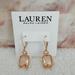 Ralph Lauren Jewelry | New Ralph Lauren Rope Stone Drop Earrings | Color: Gold/Pink | Size: 1.5"