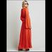 Free People Dresses | Free People Summer Love Maxi Dress Embroidered | Color: Orange | Size: Xs