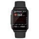 Knauermann Pro 2 Plus (2023) Schwarz - Gesundheitsuhr Smartwatch - OSRAM Sensoren - Brustkorb EKG + HRV Funktion - BT Bluetooth - Schlafapnoe - Blutdruck - Lederfaserband Schwarz, 14-24