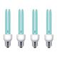 Premium Replacement Electric Fly Killers Bulbs Screw in E27 20 Watt Tubes Lamps Bug Zappers Lights See Our Guide for Suitable Devices & Alternative Sizes Pack of 4 (E2720W2U)