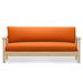 Red Barrel Studio® High Stretch Futon Mattress Cover Bed Sofa Slipcover Anti-Slip Furniture Protector in Orange/Brown | 6 H x 54 W x 75 D in | Wayfair