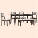 Red Barrel Studio® Classic & Traditional Style 6 - Piece Dining Set, Includes Dining Table, 4 Upholstered Chairs & Bench (Espresso) Wood | Wayfair