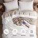 3 Pieces Boho Embroidery Shabby Chic Home Bedding Duvet Cover Set