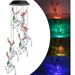 24 Styles Solar Wind Chimes Solar Lights Outdoor Decorative Color-Changing LED Light Solar Powered Mobile Hanging Chimes Garden Decor Garden Gifts-Elk