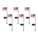 Wovilon Solar American Flag Light Independence Day Patriot Yard Light Home Garden Courtyard 4Th Of July Decor Power Led Outdoor Garden Path Landscape Lamp Decor Courtyard Lawn Lamp