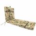 Jordan Manufacturing 72 x 22 in. Rectangular Outdoor Chaise Lounge Cushion with Ties and Hanger Loop