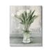 Stupell Farmhouse Distressed White Tulips Botanical & Floral Painting Gallery Wrapped Canvas Print Wall Art